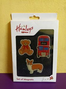 Hamleys Set Of 3 Magnets New