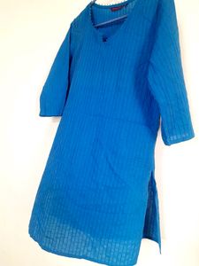 Dark Blue Kurta Cotton 😍
