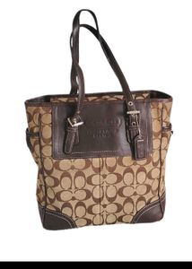 Authentic Coach Signature Shoulder Tote Bag