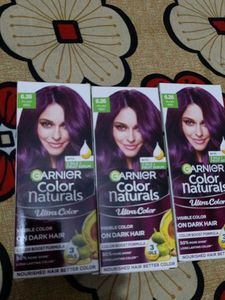 3 Pack Garnier Hair Colour