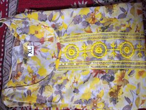 Floral Print Kurta Set