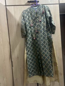 Grey 2 Pc Kurti