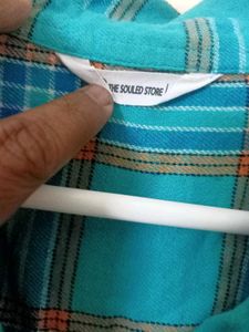 Souled store Aruba Plaid Oversized boyfriend S