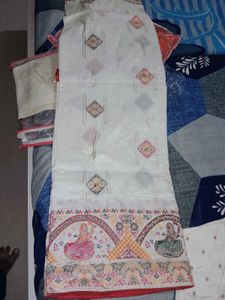 Pure Pashmina Silk Saree