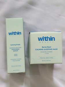 Within Beauty Soothing Serum & Sleeping Mask