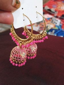 Vintage-Style Jhumka Earrings