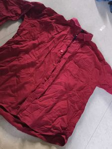 Maroon Casual Shirt