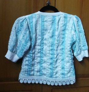 Striped Short Sleeve Top