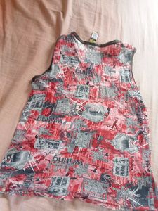 Patterned Tank Top