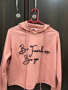 Pink Hoodie Top