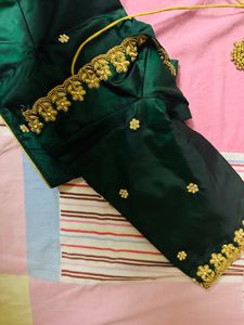 Pure Pattu Maggam Work Blouse