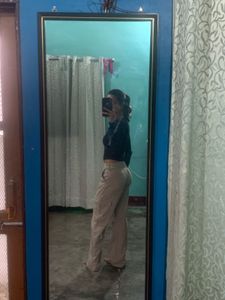 Beige Cargo Pants