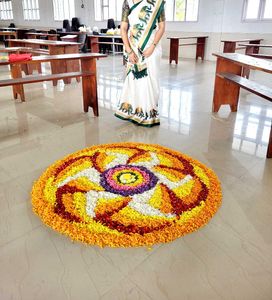 Kerala Saree with Elephant Motif