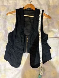 Stylish Black Imported Vest