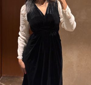 Black Velvet Dress