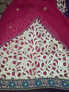 heavy Party Saree With Blouse