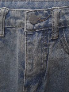 Denim Skirt (Below Knee Length)