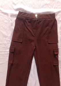 Coffee Brown Cargo Pant🤎