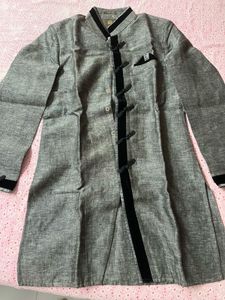 Men's Grey Kurta