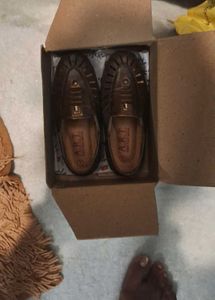 Kids Brown Loafers And Black Shoes Combo