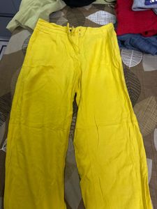 M&amp;S Yellow  Linen Pants