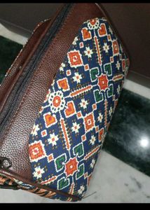 Jaipuri Women&#39;s Sling Bag Block Print