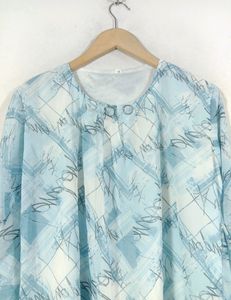 Sky Blue White  Top