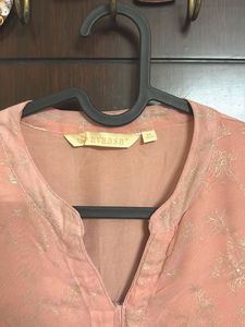 Elegant Peach Kurta