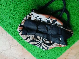 Classic Black Floral Bag