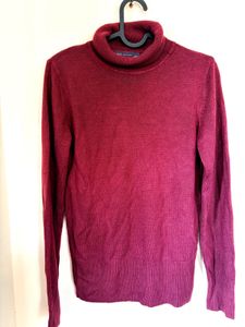 NEW Burgundy Turtleneck Sweater