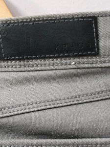 Branded Kraus cotton Jeans (Grey)