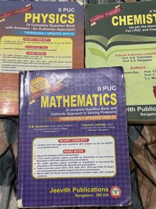 II PUC Books Jeevith Publication