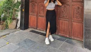 Combo Set Of 2 , Top And Slit Skirt