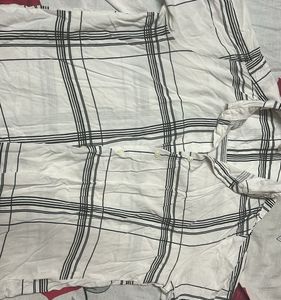 Checked Oversized Shirt