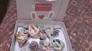 Cute Pink Hair Accessories Set