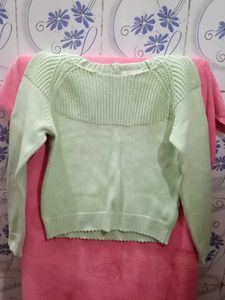 Light Green Knit Sweater