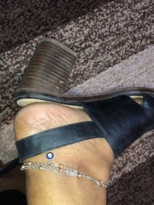 Carvela Comfort Heel Size -36 Black (Leather)
