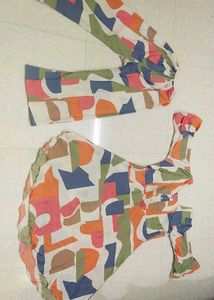 Abstract Print Two-Piece Set