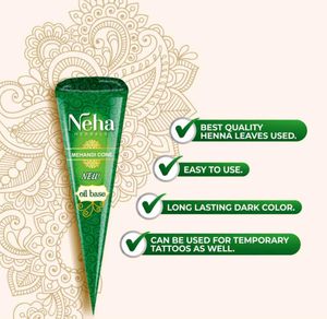 Neha Mehandi Cones (4 Pack)