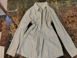 Striped Button-Down Shirt