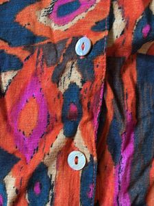 Boho Chic Colourful Only Shirt Size S