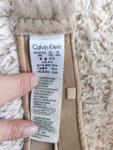 Calvin Klein : Strapless Beige Tube