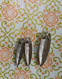 Sparkling Silver Pendant + Earrings