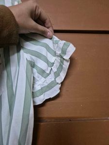 Striped Short Sleeve Top