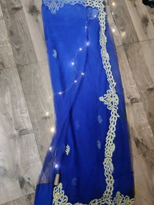 Royal Blue 💙 Saree Perfect For Wedding 💍