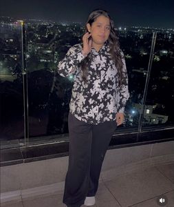 Floral Print Button Down Shirt