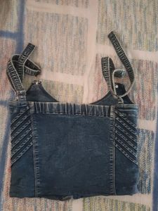 Denim Crop Top