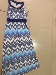 Chevron Maxi Dress Xl Size