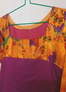 Floral Print Kurta