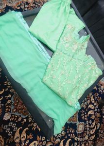 Organza Party Wear Suit